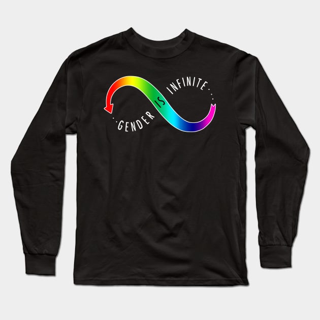 Gender Is Infinite Long Sleeve T-Shirt by prettyinpunk